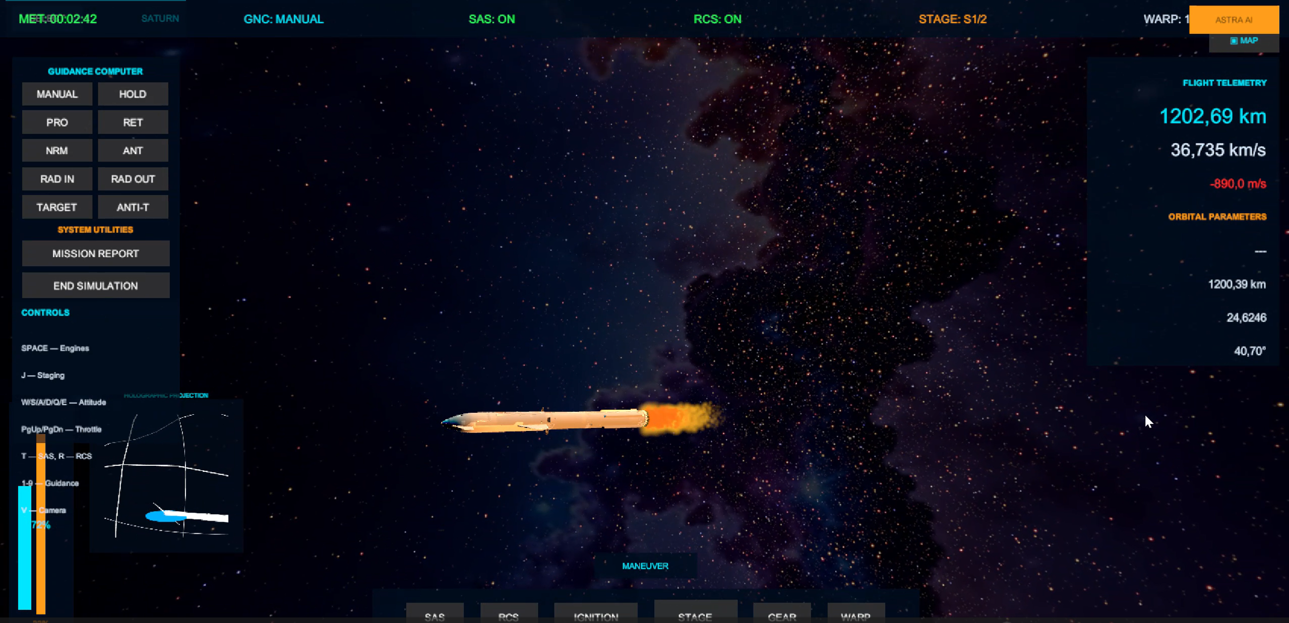 Astra Space Simulator