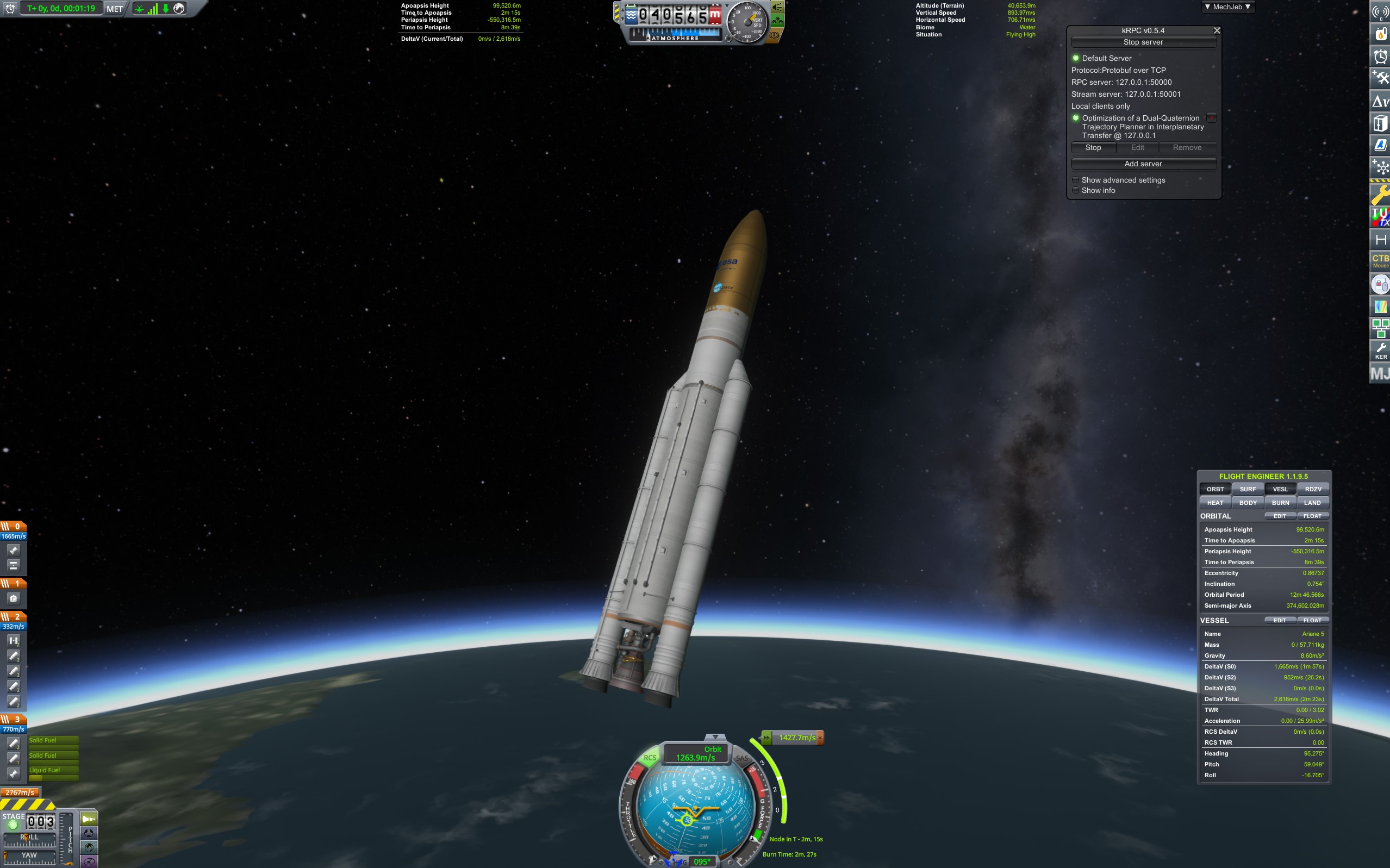 Dual-Quaternion GNC for Interplanetary Mission