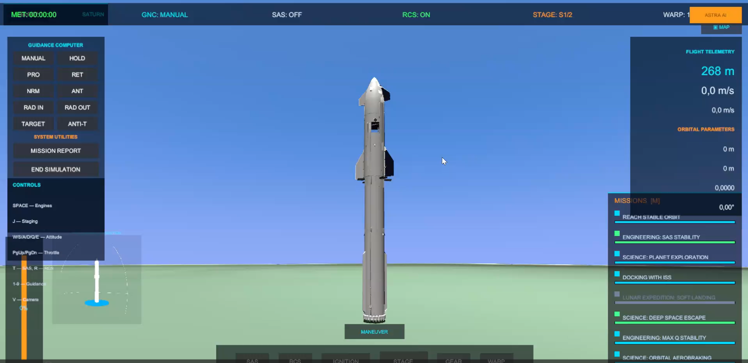 Astra Space Simulator